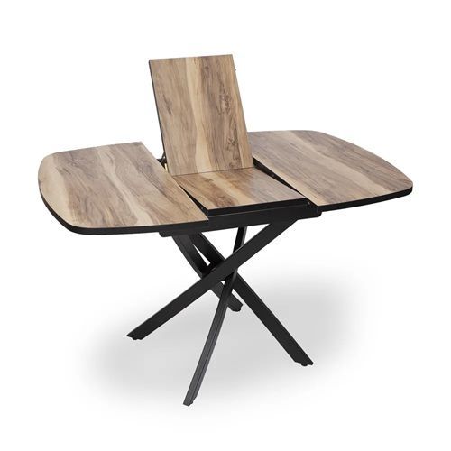 Купить Стол раздвижной ГРАЦИЯ-М 89 индийское дерево, черный