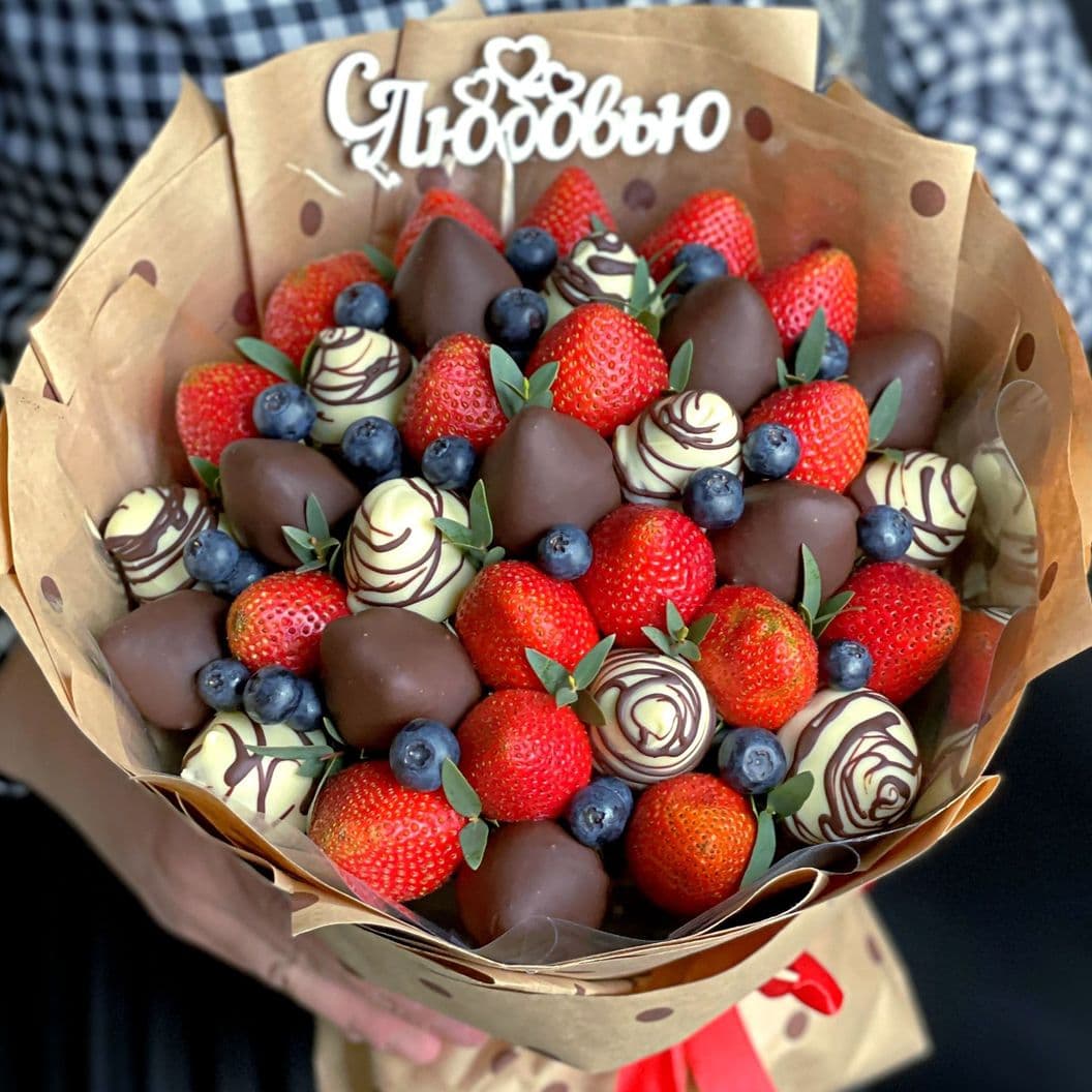 Купить Букет из клубники в шоколаде арт. 411