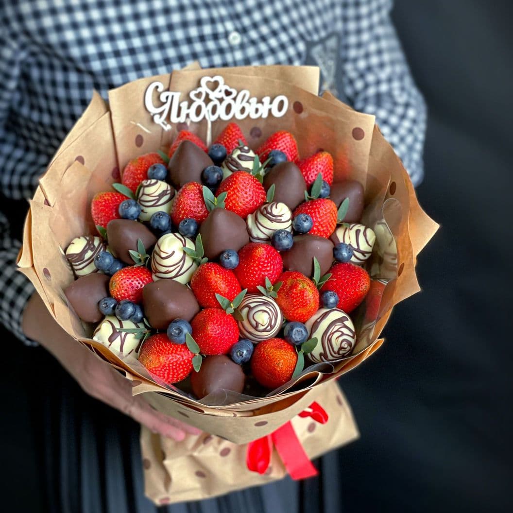 Купить Букет из клубники в шоколаде арт. 411