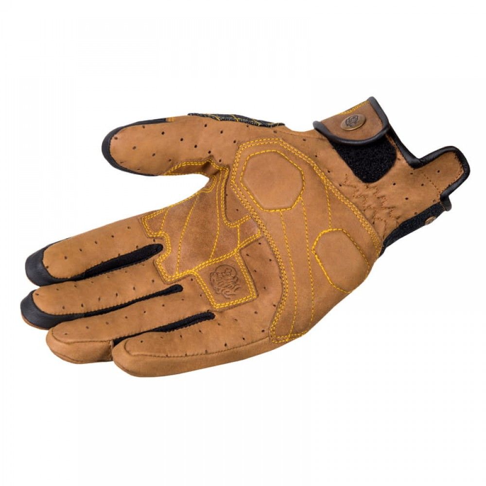 Купить LEATHER-TEXTILE GLOVES BROGER FLORIDA COGNAC