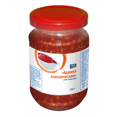 Купить АДЖИКА ARO КЛАССИЧЕСКАЯ 180 Г. с доставкой на дом . Доставка продуктов Тюмень , доставка продуктов в Тюмени , dostavka-produktov-tyumen , dosta