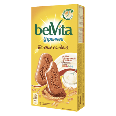 Купить ПЕЧЕНЬЕ BELVITA УТРЕННЕЕ С КАКАО 253 Г. доставка продуктов Тюмень . доставка продуктов в Тюмени . доставка фруктов Тюмень . доставка фруктов в 