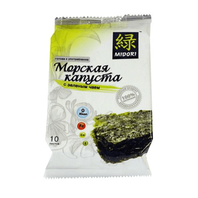 Купить MIDORI ЧИПСЫ ИЗ МОРСКОЙ КАПУСТЫ С ЗЕЛЕНЫМ ЧАЕМ НОРИ 5 Г. с доставкой на дом . Доставка продуктов Тюмень , доставка продуктов в Тюмени , dostavk