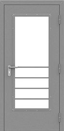 Купить Тех. дверь переходного балкона с защитной решеткой