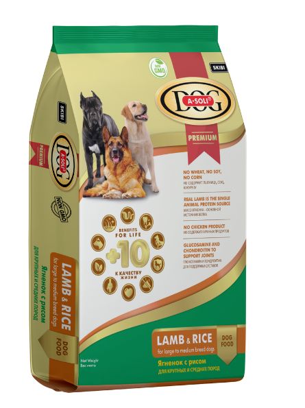 Купить A-Soli Dog Premium Tony's Dog Говядина 20% протеина Для собак всех пород 15 кг