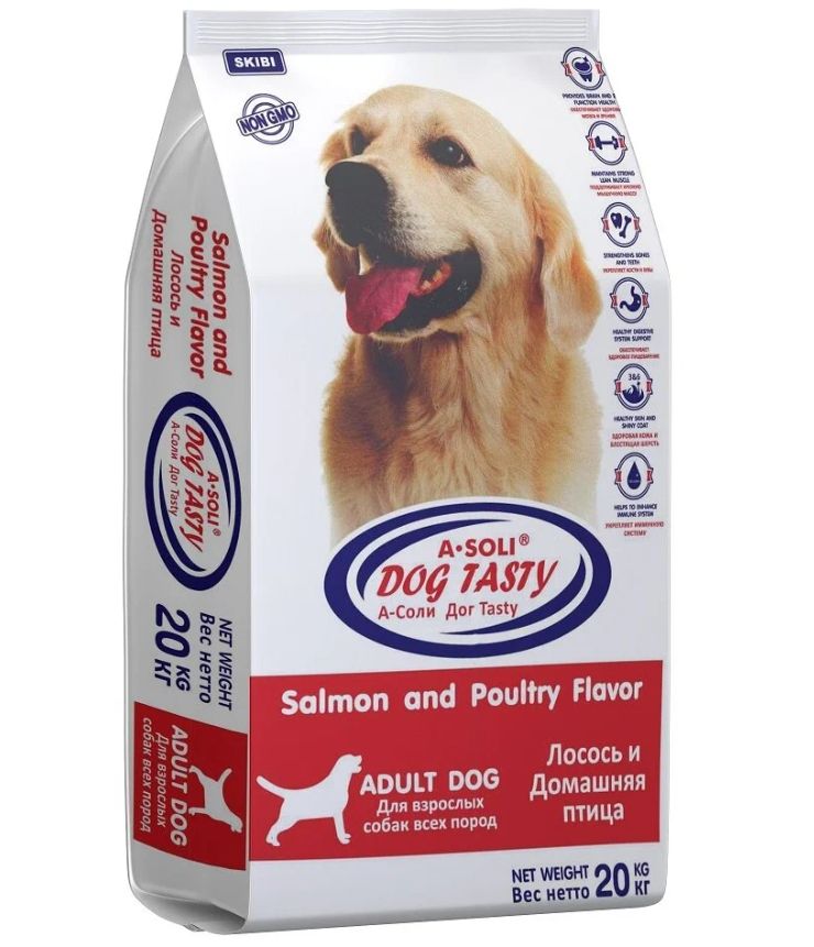 Купить A-Soli Dog Premium Tony's Dog Говядина 20% протеина Для собак всех пород 15 кг
