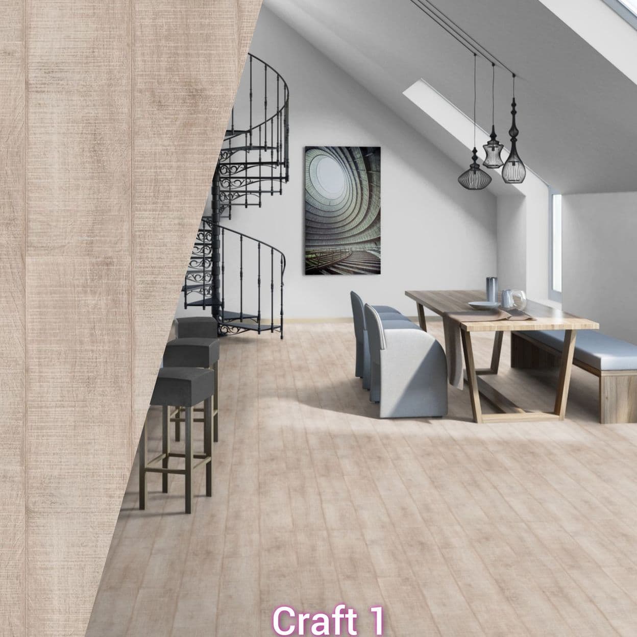 Купить (3х2.65)Линолеум Tarkett Idylle Nova CRAFT 1 полукоммерческий остаток