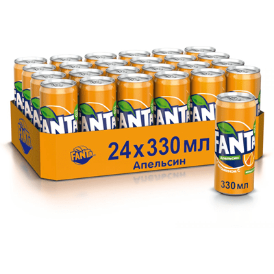 Купить FANTA НАПИТОК ГАЗИРОВАННЫЙ БЕЗАЛКОГОЛЬНЫЙ АПЕЛЬСИН 0,33 Л. Х 24ШТ. доставка продуктов Тюмень . доставка продуктов в Тюмени . доставка фруктов Т