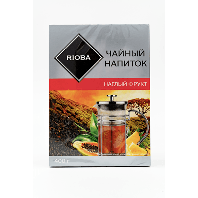 Купить RIOBA ЧАЙНЫЙ НАПИТОК НАГЛЫЙ ФРУКТ 400 Г. доставка продуктов Тюмень . доставка продуктов в Тюмени . доставка фруктов Тюмень . доставка фруктов в