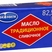 Купить МАСЛО СЛИВОЧНОЕ ЭКОМИЛК ТРАДИЦИОННОЕ 82,5% 450 Г. доставка продуктов Тюмень . доставка продуктов в Тюмени . доставка фруктов Тюмень . доставка 