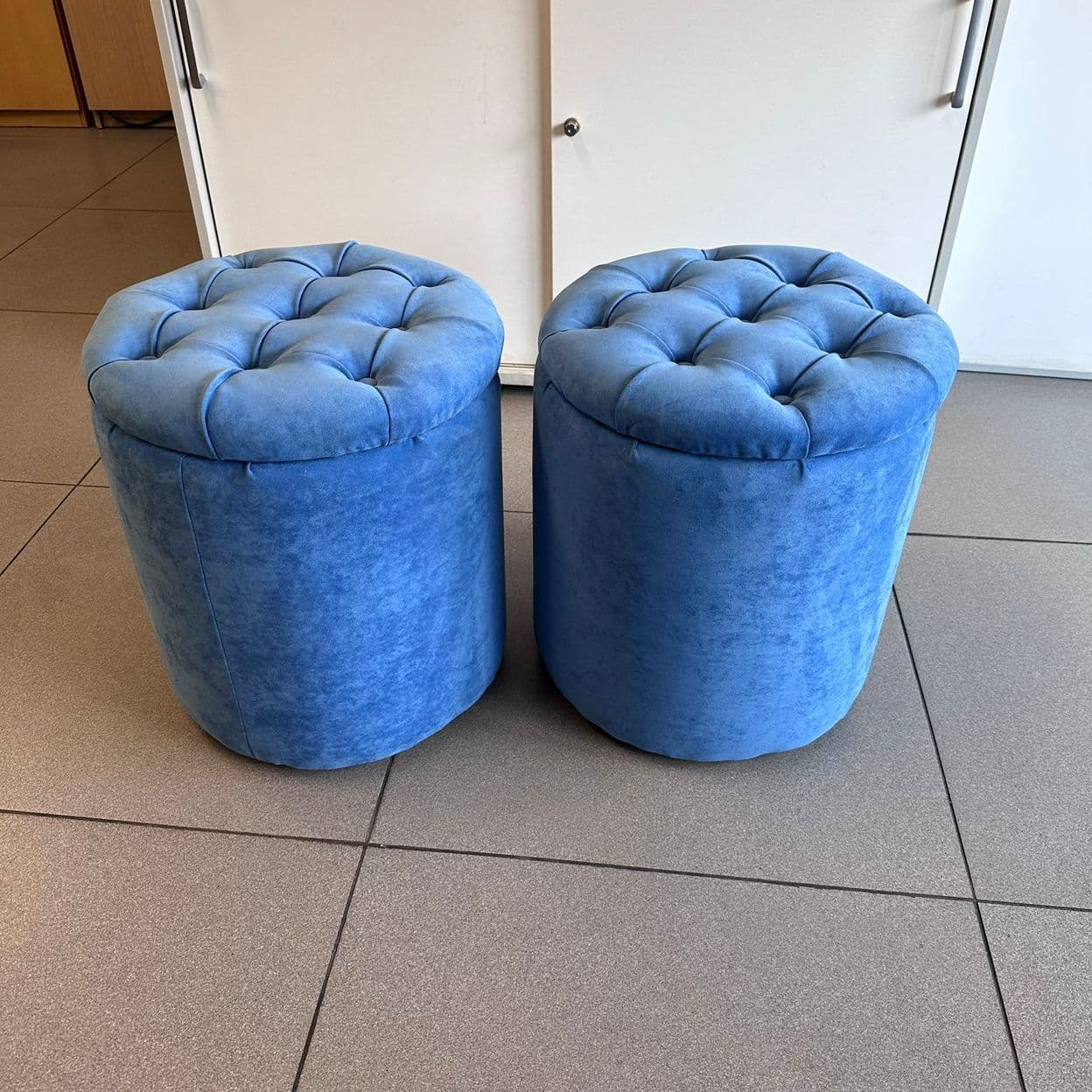 Купить Пуф круглый с крышкой