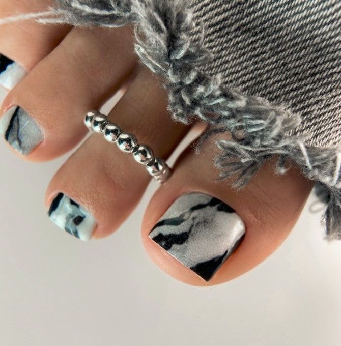 Купить Пленки для педикюра Marble