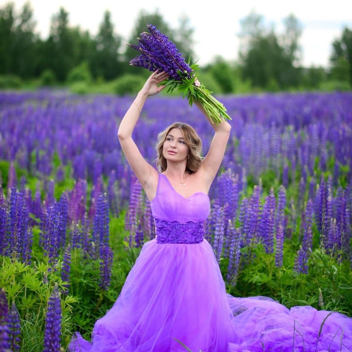 Купить Платье со шлейфом Размеры 40-46(48)