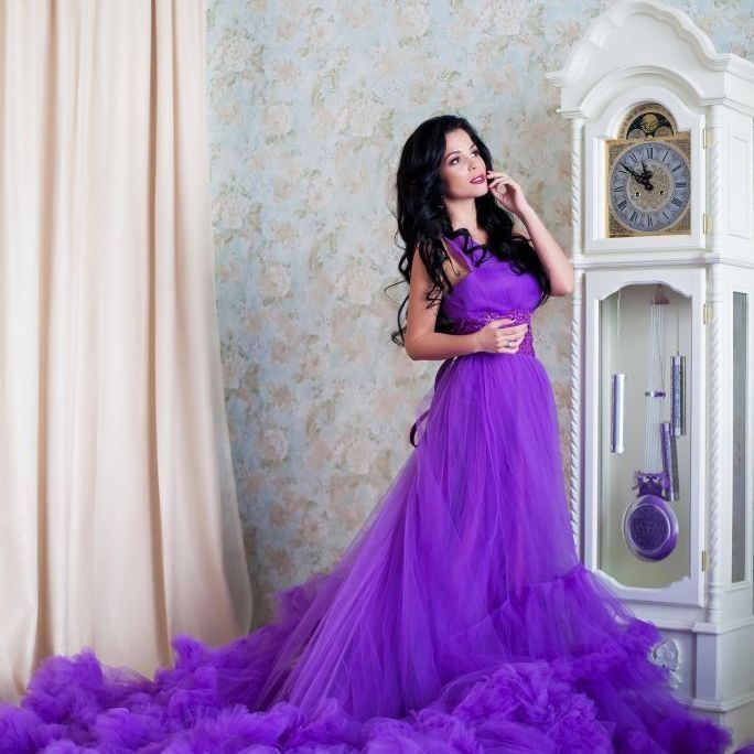 Купить Платье со шлейфом Размеры 40-46(48)