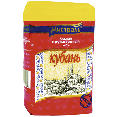Купить РИС МИСТРАЛЬ КУБАНЬ КРУГЛОЗЕРНЫЙ 900 Г.. с доставкой на дом . Доставка продуктов Тюмень , доставка продуктов в Тюмени , dostavka-produktov-tyum