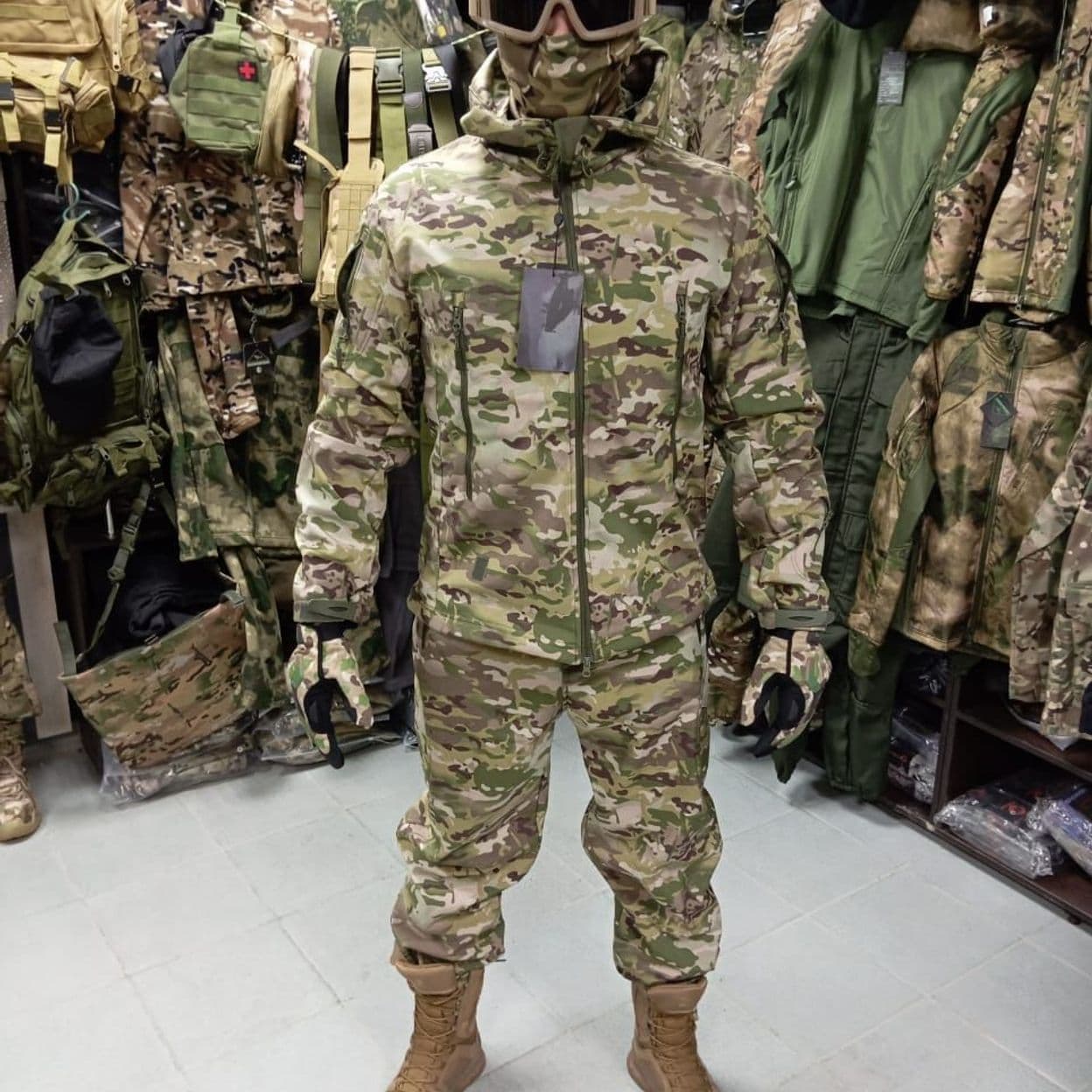 Купить Костюм тактический Softshell мультикам