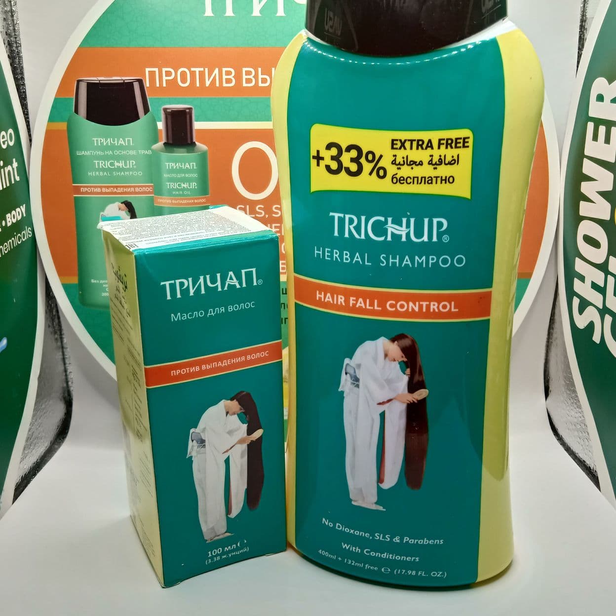 Купить Набор Trichup Шампунь Против выпадения волос 532 мл+ Масло 100 мл