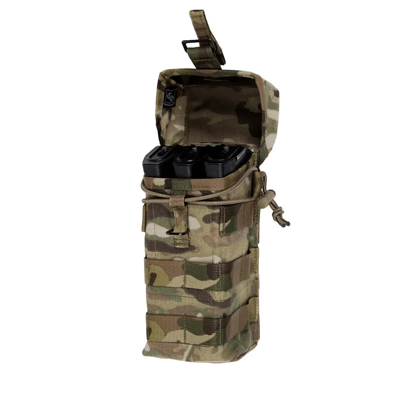 Купить Подсумок АК2 MOLLE ССО с бесшумной застёжкой и утяжкой мультикам
