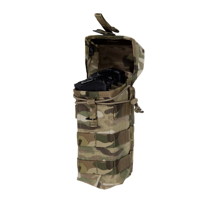 Купить Подсумок АК2 MOLLE ССО с бесшумной застёжкой и утяжкой мультикам