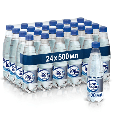 Купить BONAQUA ВОДА МИНЕРАЛЬНАЯ ГАЗИРОВАННАЯ 0,5 Л. Х 24 ШТ. доставка продуктов тюмень . доставка продуктов в тюмени . доставка фруктов тюмень . доста