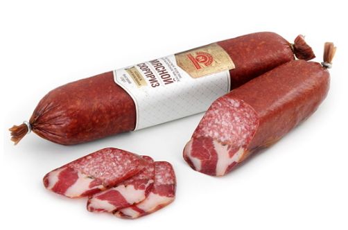 Купить Колбаса сырокопченая оригинальная "Мясной сюрприз" Гродно