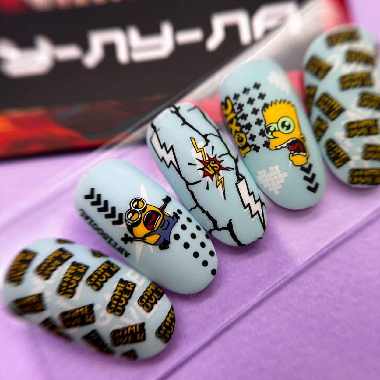 Купить Ту-Лу-Ла 005 Пластина для стемпинга от Meduzza Stamping,трафарет для маникюра, декора ногтей
