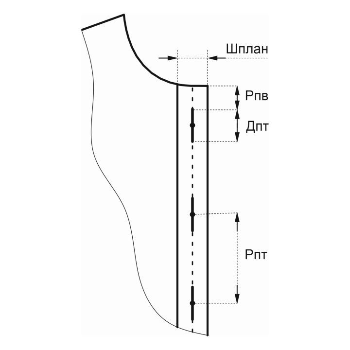 Купить Конструкция мужской сорочки (рубашки)