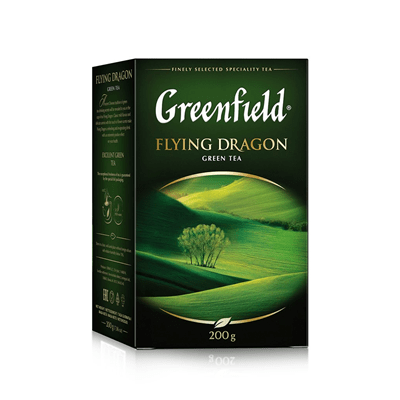 Купить GREENFIELD ЧАЙ ЗЕЛЕНЫЙ ЛИСТОВОЙ FLYING DRAGON 200 Г. доставка продуктов Тюмень . доставка продуктов в Тюмени . доставка фруктов Тюмень . достав