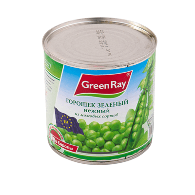 Купить GREEN RAY ГОРОШЕК ЗЕЛЕНЫЙ НЕЖНЫЙ ИЗ МОЗГОВЫХ СОРТОВ 425 Г. доставка продуктов Тюмень . доставка продуктов в Тюмени . доставка фруктов Тюмень . 