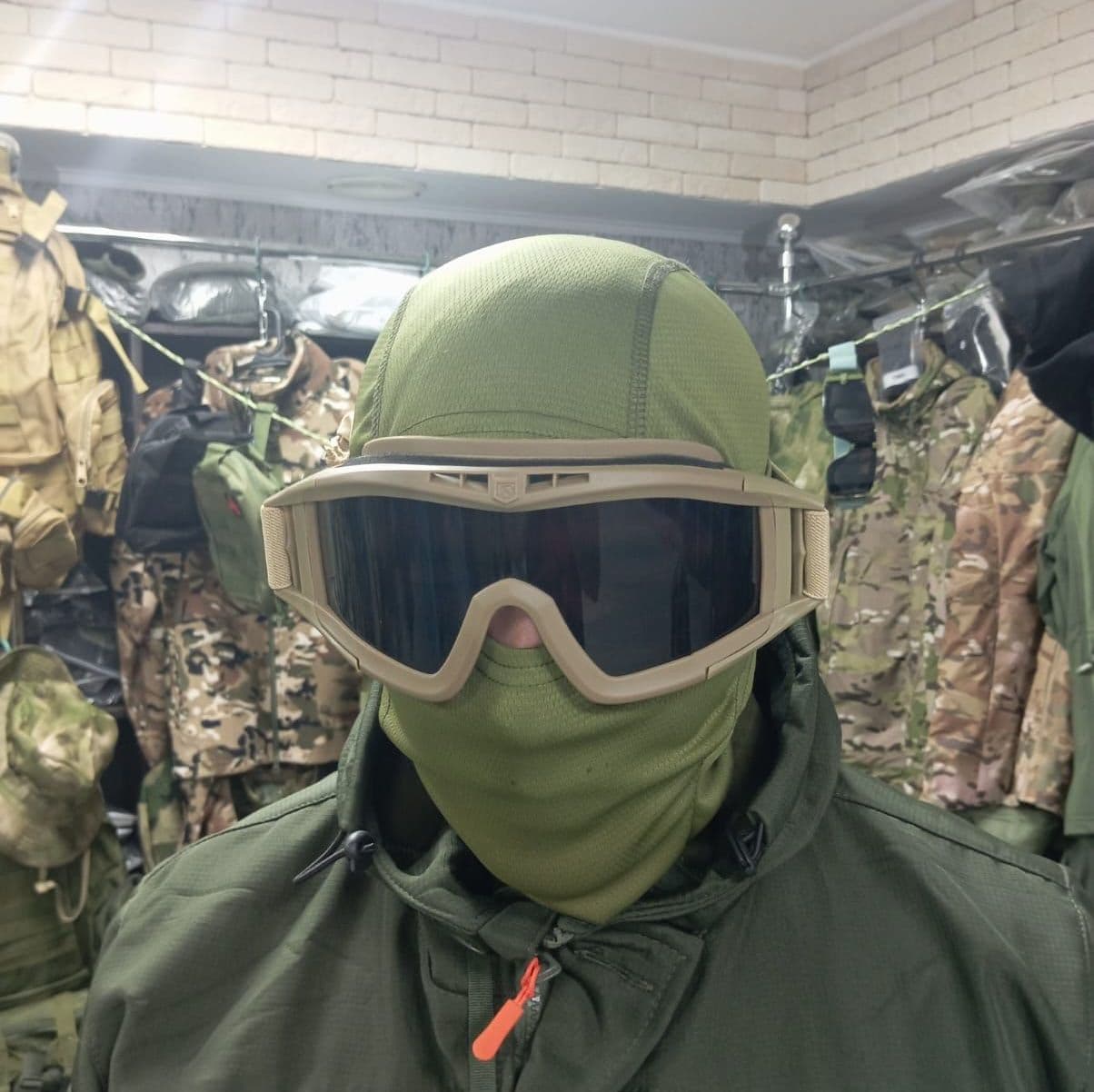 Купить балаклава цвет олива