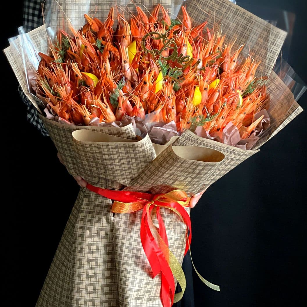 Купить Букет из раков и креветок арт. 511