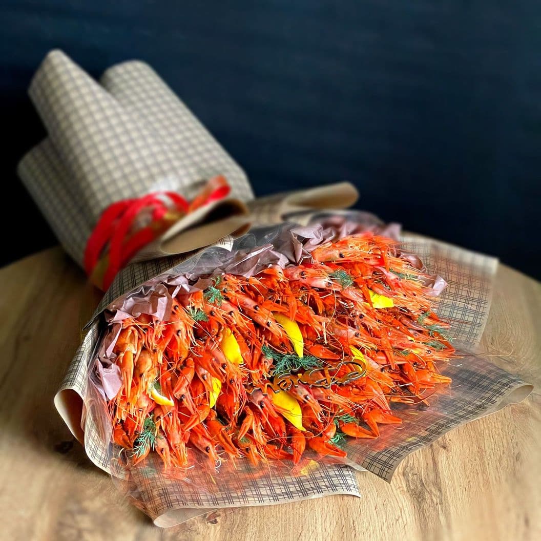 Купить Букет из раков и креветок арт. 511