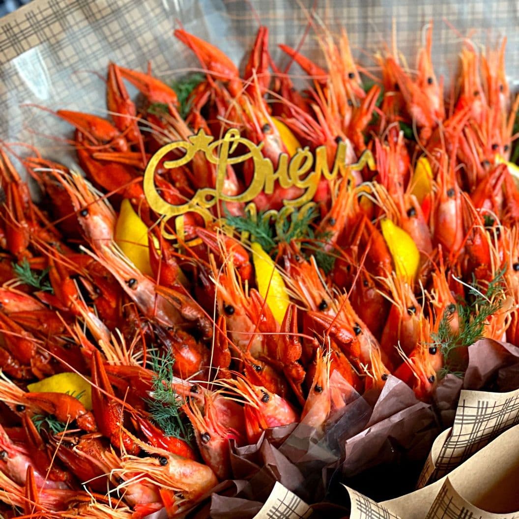 Купить Букет из раков и креветок арт. 511