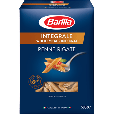 Купить МАКАРОНЫ BARILLA PENNETTE RIGATE INTEGRALE ЦЕЛЬНОЗЕРНОВЫЕ 500 Г. доставка продуктов Тюмень . доставка продуктов в Тюмени . доставка фруктов Тюм