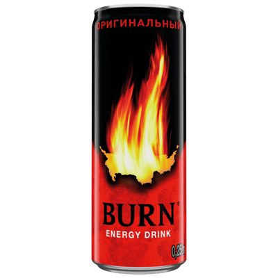 Купить ЭНЕРГЕТИЧЕСКИЙ НАПИТОК BURN ОРИГИНАЛЬНЫЙ В ЖЕСТЯНОЙ БАНКЕ 0,25 Л. Х 12 ШТ. доставка продуктов Тюмень . доставка продуктов в Тюмени . доставка ф