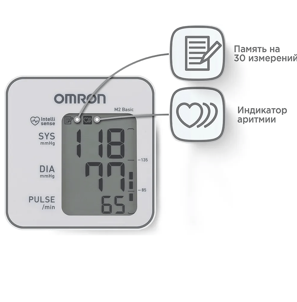 Купить Тонометр Omron M2 Basic / 7121