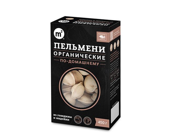 Купить Пельмени По-домашнему с органической говядиной и индейкой, замороженные, 450 г