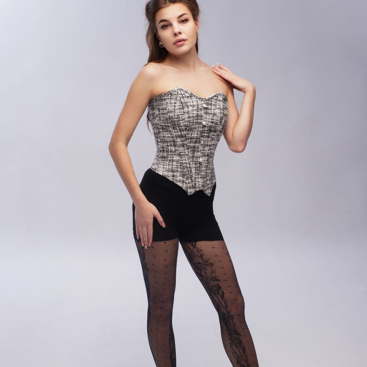 Купить Корсет "CHANEL" черный