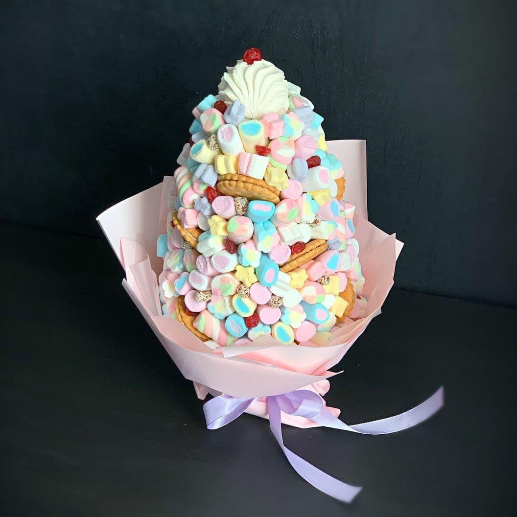 Купить Мороженка из зефира и маршмеллоу арт. 362