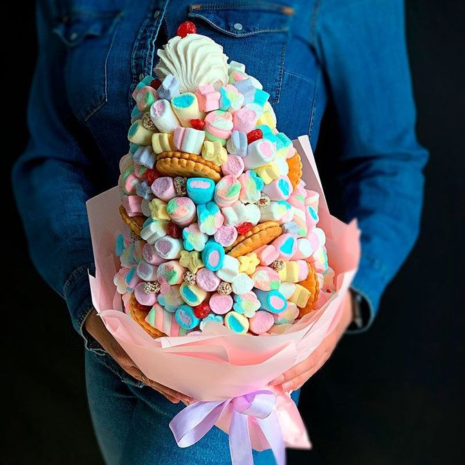 Мороженка из зефира и маршмеллоу