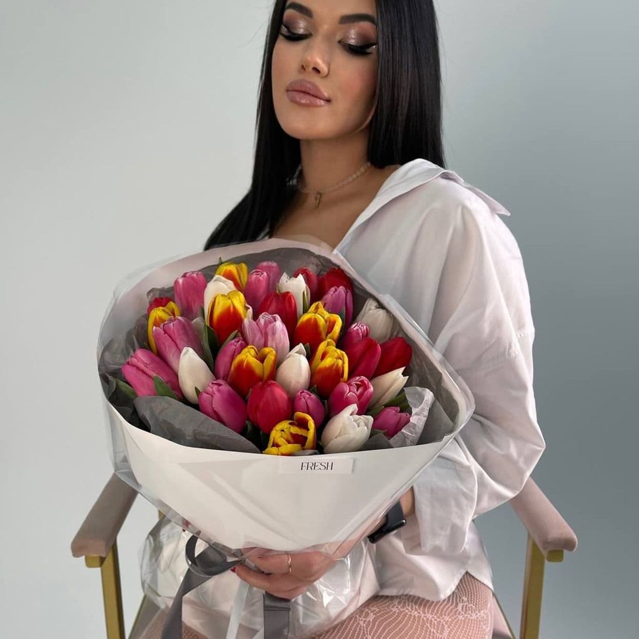 Купить Тюльпаны микс