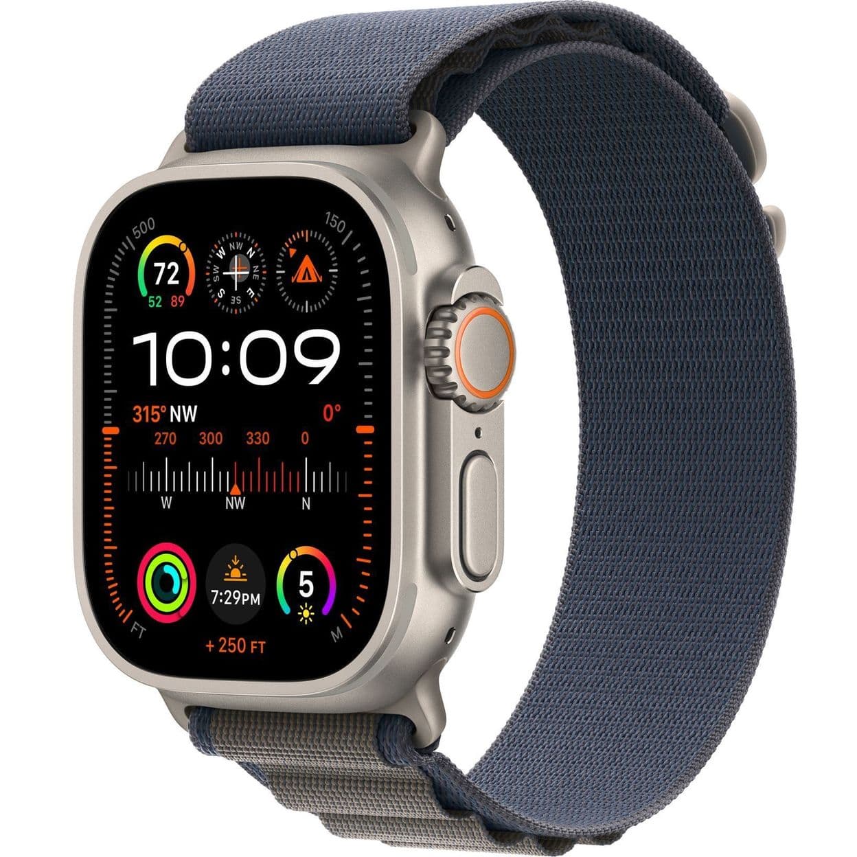 Купить Apple Watch Ultra 2 49mm Titanium с ремешком Alpine Blue