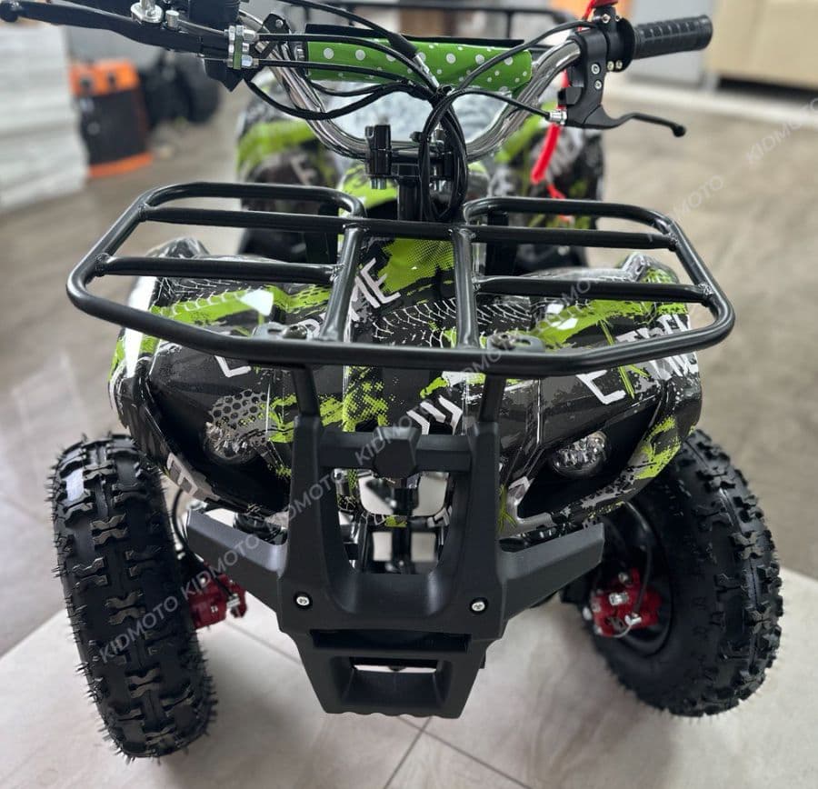 Купить Бензиновый детский квадроцикл 49сс KIDMOTO для детей ростом до 120см или до 8 лет (фары, быстрая остановка)