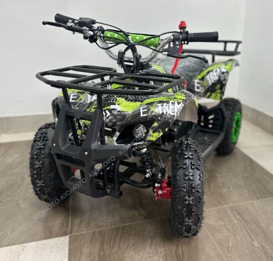 Купить Бензиновый детский квадроцикл 49сс KIDMOTO для детей ростом до 120см или до 8 лет (фары, быстрая остановка)