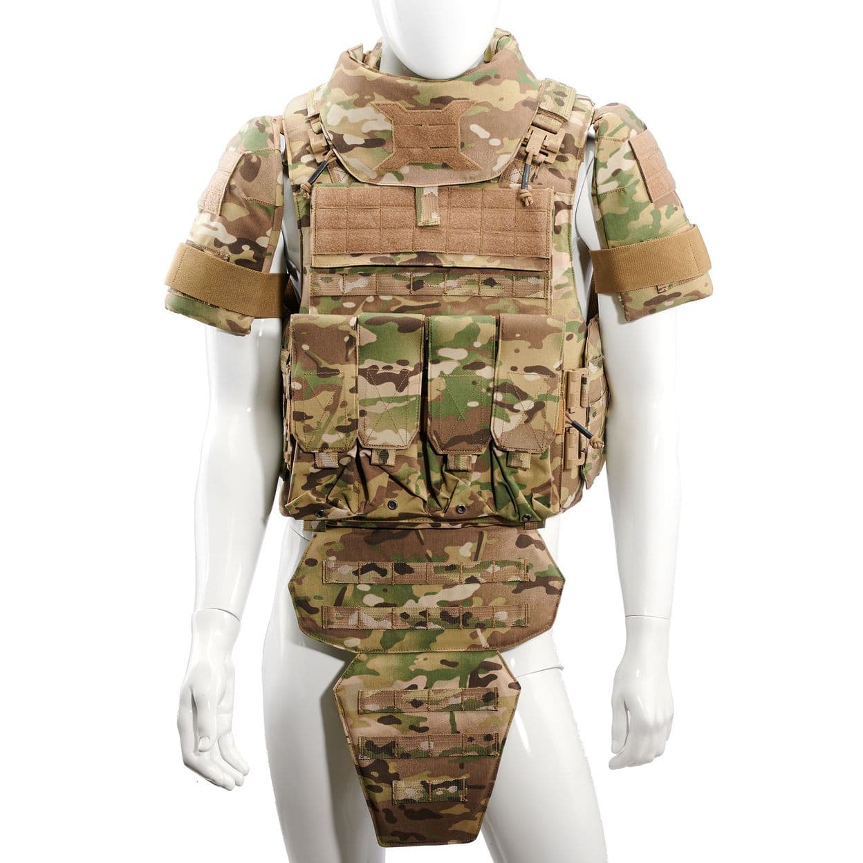 Купить Штурмовой бронежилет Universal Armor Rhino (плиты БР5, СВМПЭ NIJ IIIA, мультикам)