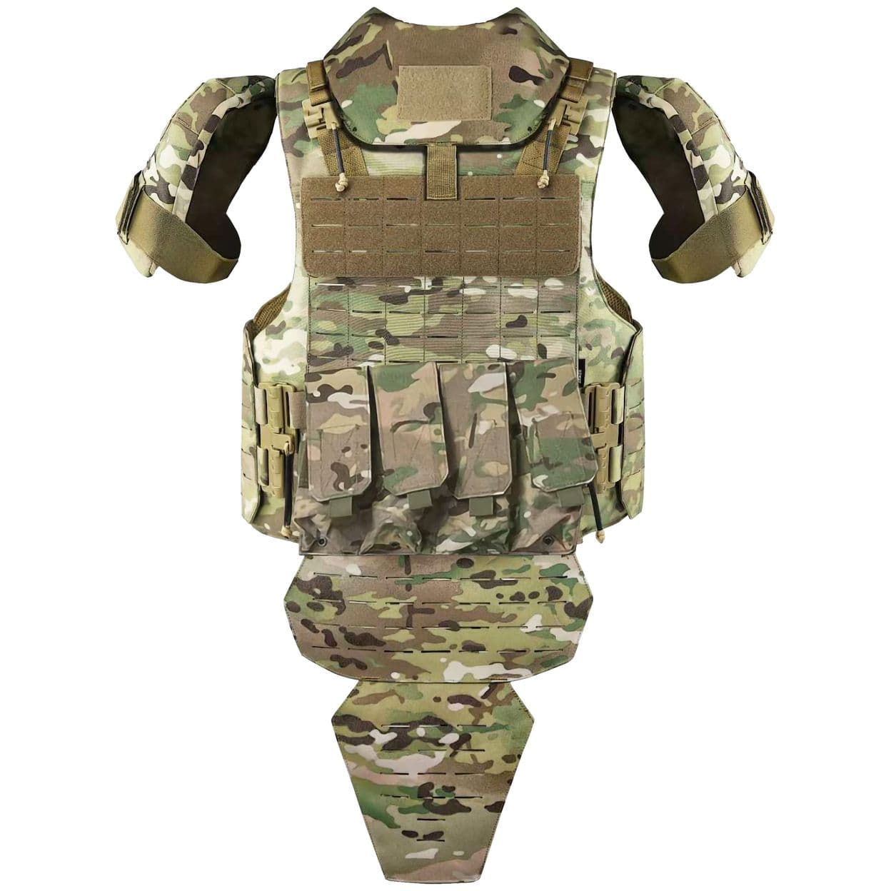 Купить Штурмовой бронежилет Universal Armor Rhino (плиты БР5, СВМПЭ NIJ IIIA, мультикам)