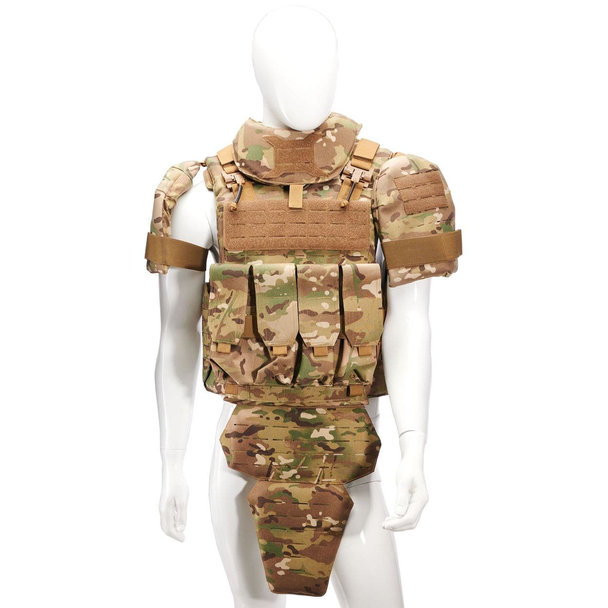 Купить Штурмовой бронежилет Universal Armor Rhino (плиты БР5, СВМПЭ NIJ IIIA, мультикам)