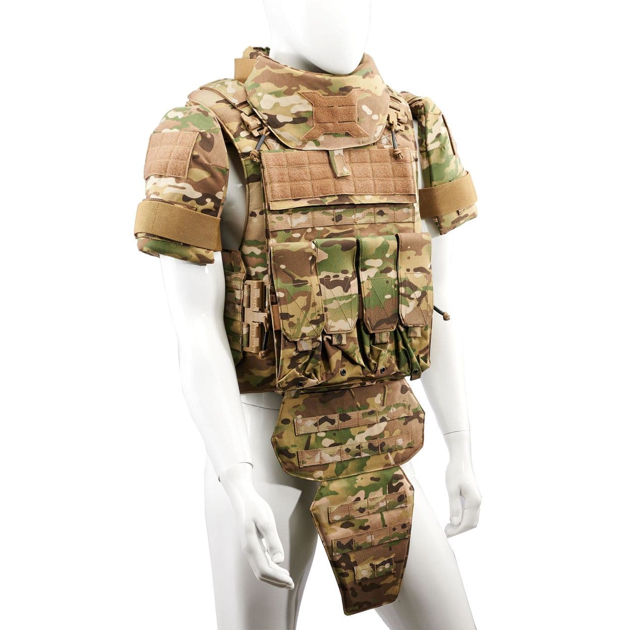 Купить Штурмовой бронежилет Universal Armor Rhino (плиты БР5, СВМПЭ NIJ IIIA, мультикам)