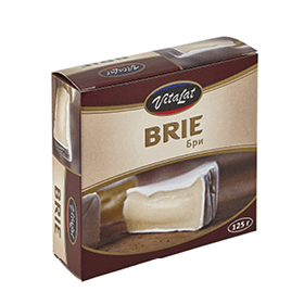 Купить СЫР VITALAT BRIE 60% 125 Г. с доставкой на дом . Доставка продуктов Тюмень , доставка продуктов в Тюмени , dostavka-produktov-tyumen , dostavka