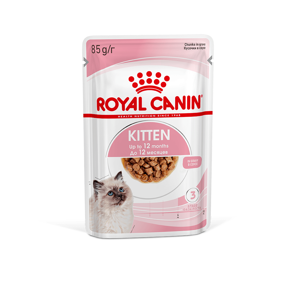 Купить Royal Canin Kitten влажный корм для котят в соусе 85г